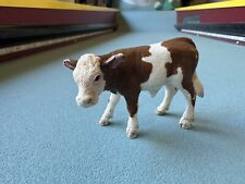 SCHLEICH Simmental Calf Figure Baby Cow 13642 Cattle Farm Retired 2008 Toy picture