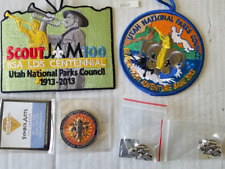 LDS CENTENNIAL JAMBOREE PRESENTED by UTAH NATIONAL PARKS COUNCIL, COIN/PATCH SET picture