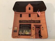 Charles Wysocki Wall Plate Folktown Collection 'The Sweet Shop' 1996 5th Issue picture