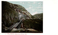 C 1905 PC TRAIN WILLEY BROOK TRESTLE BRIDGE HART'S LOCATION WHITE MOUNTAINS NH picture