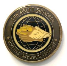 USAF 17th Airlift Squadron-1st Operational C-17 Squadron Challenge Coin picture