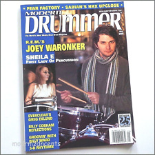 MODERN DRUMMER - May 2001 - JOEY WARONKER - REM + Billy Cobham & Sheila E picture