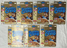 1990's-2000's Empty Golden Crisp 18OZ Cereal Boxes Lot of 7 SKU U199/242 picture