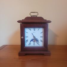 Vintage Wilton Shelf Mantel Clock with Hermel Mvmt Moon Phase Celestial working picture