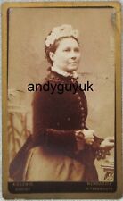 CDV LADY BY LEWIS OF TYNEMOUTH NEWCASTLE ON TYNE ANTIQUE PHOTO VICTORIAN picture