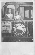 Postcard RPPC C-1910 Spokane Washington Photo Studio Railroad Portland 24-5722 picture