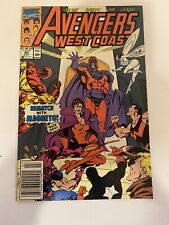 Avengers West Coast #60 (1990) VF Dark Scarlet Witch picture
