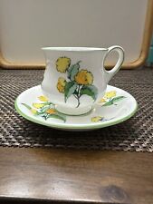 Vintage Crown Staffordshire Cornwall Copyright Tea Cup And Saucer picture
