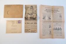 Vintage Application For War Ration Book No. 3 OPA 1943 + Other Paper Items picture