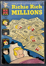 RICHIE RICH MILLIONS #1 | GD+ | HTF | Affordable Copy | Harvey 1961 picture