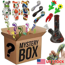 1Pc Blind Box Smoking Water Pipe Bong Hookah Silicone Hand Pipes + Gift / Random picture