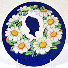 1990 Royal Copenhagen 16 April 1990 Queen Margrethe Memorial Plate picture