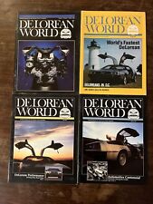 4 Delorean World Magazines Owners Association Fall Winter Spring 1986 picture