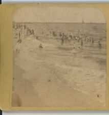 Bathers in the Waves New Jersey? Genre Stereoview picture