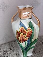 Lovely Vintage Deco  Luster Noritake Floral Vase picture
