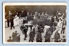 RPPC 1910. DOWAGIAC, MICH. FIRE DEPT PARADE. POSTCARD ST7 picture