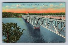 Ozarks MO-Missouri, Grand Glaize Bridge, Antique, Vintage Postcard picture