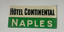Hotel Continental Napes Sticker picture