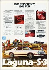 1975 Chevrolet Laguna S-3 Original Advertisement Print Art Car Ad J642A picture