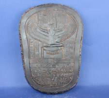 Unique Ancient Egyptian Isis Open Wings Stella with Protection Symbols picture