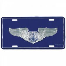 air force aircrew officer military wings logo car auto license plate made in usa picture