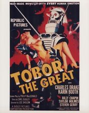 Tobor The Great 1954 cult sci-fi Karin Booth carried by Tobor poster 8x10 photo picture