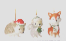 Lenox ---Woodland Friends Ornaments, Set of 3---New in Box picture