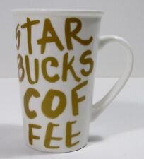 Starbucks Gold Letters Mug 12oz 2015 picture