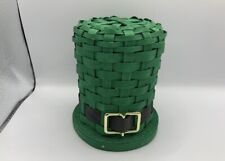 RARE Longaberger 2023 St. Patrick’s Day Hat Basket With Protector NEW picture