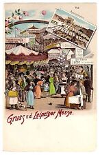POSTCARD GERMAN GREETINGS FROM THE LEIPZIG FAIR picture