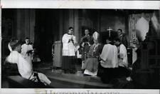 1965 Press Photo Bishop Breitenbeck Cathedral ritual picture