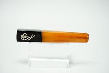 1930's French Butterscotch Bakelite Catalin Cigarette Cigar Holder Skier Inlay picture