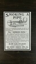 Vintage 1901 Siphon Tobacco Pipe Company Original Ad  721 picture