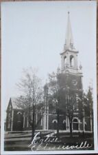 Plessisville, Quebec, Canada 1910 Realphoto Postcard, Eglise Saint-Calixte picture