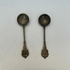 Vintage Souvenir Du Maroc Spoons Set (2) Morocco picture
