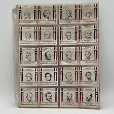 Washington Through Ford Vintage Matchbook Covers Diamond Brands U.S. Presidents picture