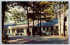 Whispering Pines Motel Hotel Accomac Virginia Postcard Exterior Old Car 1958 picture