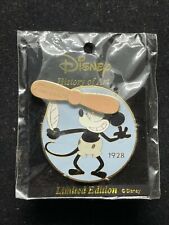 Disney Pin M&P Mickey Mouse Plane Crazy 1928 Spinner History Art 2002 13897 LE picture