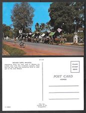 Old Singapore/Malaysia Postcard - Malacca -  Bullock Carts picture