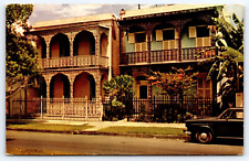 Original Old Vintage Antique Postcard Antebellum Houses New Orleans Louisiana picture