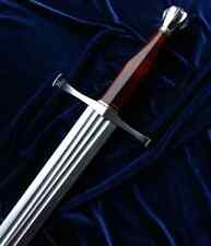 Medieval Sword,Epoxy Sheet Handel with Steel Pommel and S shape Guard picture