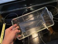 Vintage 1950's Pyrex USA Clear Glass 3x6x11 Bread Loaf Bake Pans 214 picture