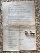 RARE DOCUMENT : priestly consecration with the cufflinks donation to the priest picture