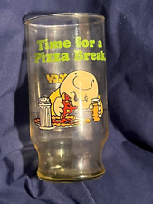 1979 Pizza Inn Coca-Cola Ziggy Drink Glass Tom Wilson Time For A Pizza Break picture