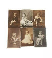 1920s Lot of 6 Cute Adorable Chubby Babies Original Photographs Black & White picture