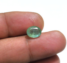 Glowing Top Colombian Emerald Faceted Oval Shape 2.30 Crt Emerald Loose Gemstone picture