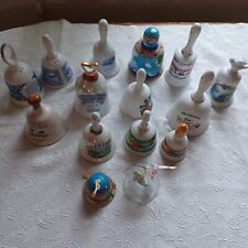 Lot of 15 - Ceramic/Porcelain Bells - Vintage - Collectables/Souvenirs  picture