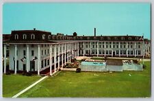 Postcard New Jersey Cape May Congress Hall Hotel Vintage Chrome Posted picture