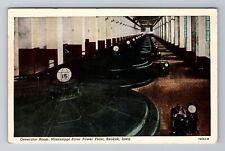 Keokuk IA-Iowa, Generator Room, Power Plant, Antique, Vintage Souvenir Postcard picture
