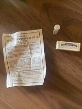 Vintage Pfeiffer's Little GoodNight Pills Original Packaging Tube picture